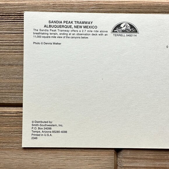 Sandia Peak Tramway - New Mexico Postcard - Picture 5 of 5
